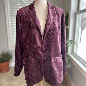 Cabi Williams Jacket - Oversized Purple Blazer Size XL